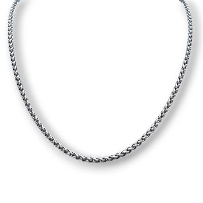 Twist – 316L Çelik Gümüş Renkli Burgu Zincir Erkek Kolye