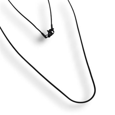 Line – 316L Siyah Çelik Düz Erkek Kolye