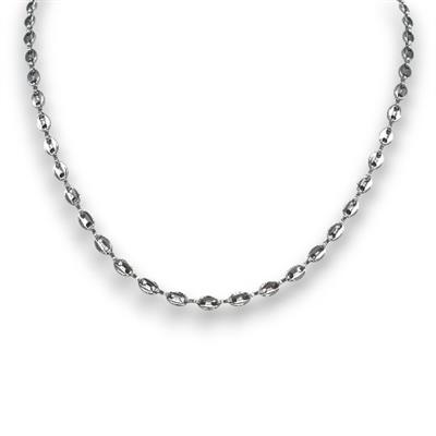 Orbis – 316L Çelik Gümüş Renkli Oval Zincir Erkek Kolye