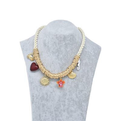 Coral Sun – Yaz Temalı Figürlü Halat Kolye