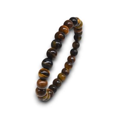 Tigerstone – Doğal Kaplan Gözü Taşlı Erkek Bileklik