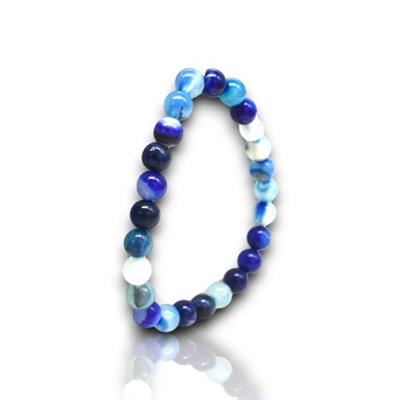 Blue Current – Doğal Taş Erkek Bileklik