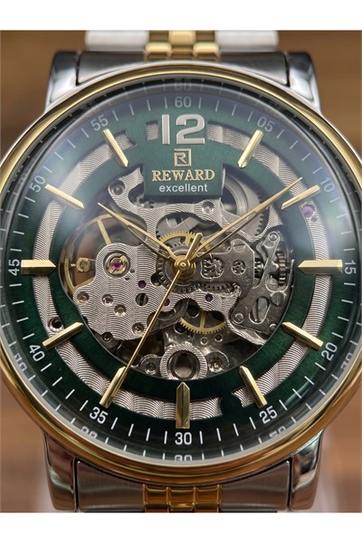 Excellent Erkek Kol Saati 43 mm Otomatik Çift Renk Çelik 5 ATM