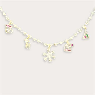 Holiday Charms – 14K Altın Renginde VIP Figürlü Kolye