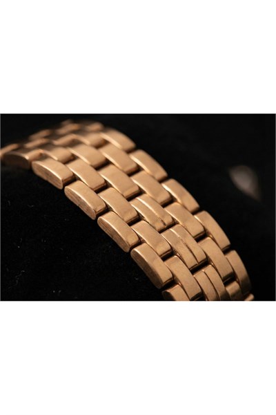 J.G. Polo Club Kadın Kol Saati Kare Kasa Roma Rakamlı Gold Renk Çelik Kordon Quartz 26 mm