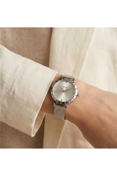 Kadın Kol Saati Çelik Quartz Mineral Cam 3 ATM Su Geçirmez 31-34 mm