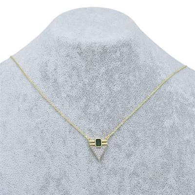 Liora – Çelik Koleksiyon Taş Detaylı Kolye