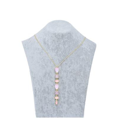 Serena – Çelik Koleksiyon Taş Detaylı Zincir Kolye