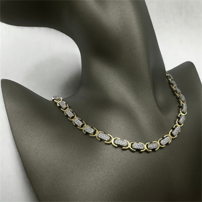 Lunaria – VIP Koleksiyon Gold ve Gümüş Renkli Zirkon Taşlı Kolye