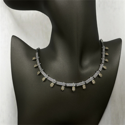 Arden – VIP Koleksiyon Gold ve Gümüş Renkli Zirkon Taşlı Kolye