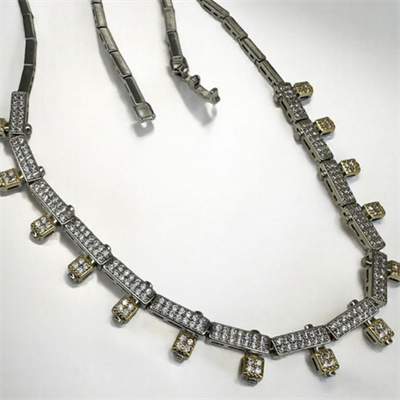 Arden – VIP Koleksiyon Gold ve Gümüş Renkli Zirkon Taşlı Kolye