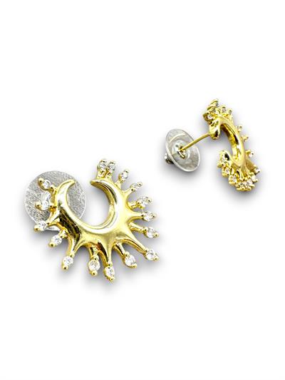 Solis – Güneş Işığından İlham Alan Taşlı Küpe | VIP Koleksiyon