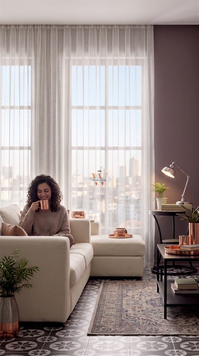 Denton Beyaz Tül Perde, Salon Yatak Odası Mutfak Cam Balkon