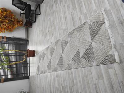 Modern Desenli Halı Kemik Rengi 80*300