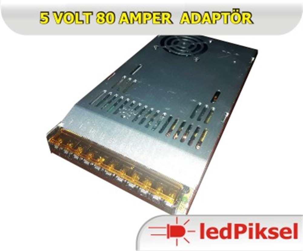 5 volt 80 Amper kayan yazı adaptörü