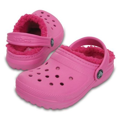 Classic Lined Pembe Çocuk Clog K Cr0175
