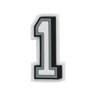 Jibbitz B W Number 1 J03005