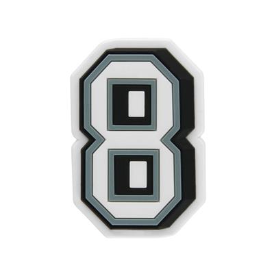 Jibbitz B W Number 8 J03012