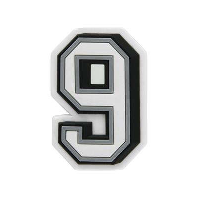 Jibbitz B W Number 9 J03013