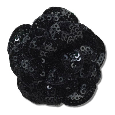 Jibbitz Black Sequin Flower J10017068