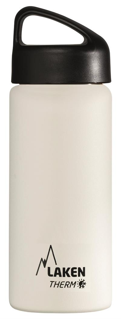 Laken Çelik 18/8 Classic Termos Şişe 0,50L - Beyaz  LKTA5B