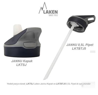 Laken Çelik 18/8 Jannu Termos Şişe 0,50L - Turuncu LKTJ5O