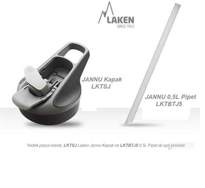 Laken Çelik 18/8 Jannu Termos Şişe 0,50L - Haki LKTJ5K