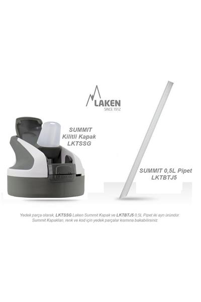 Laken 18/8 P.Çelik Summit Termos Şişe 0,50L - Kırmızı LKTS5R