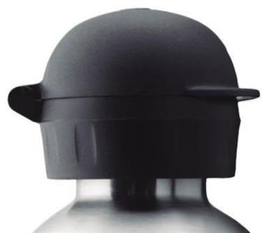 Laken Çelik Hit Şişe Siyah Kapak LKTTH