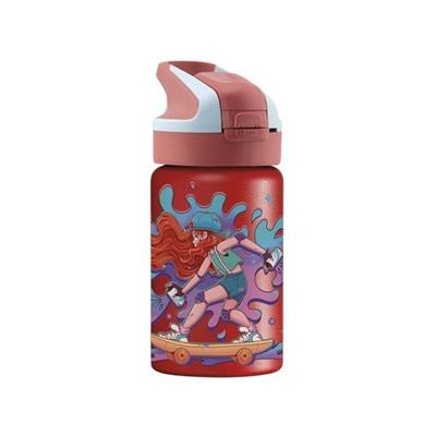 Laken 18/8 P.Çelik Termos Şişe TERMICA A.INOX.0,35L SKATE LKTS3SK