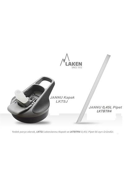 Laken Tritan Jannu Şişe 0,45L - Granit LKTN4G