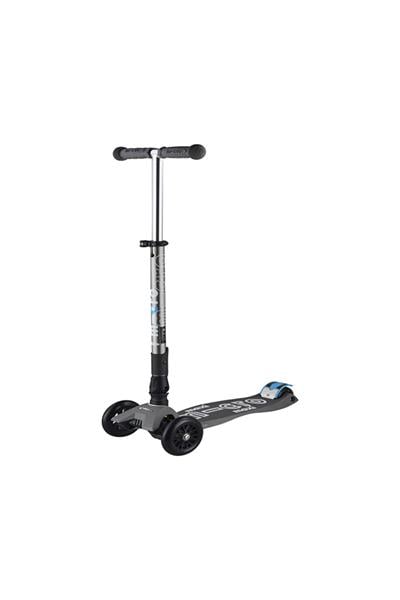 Micro Maxi Deluxe Foldable LED Volcano Grey Scooter MCR.MMD094