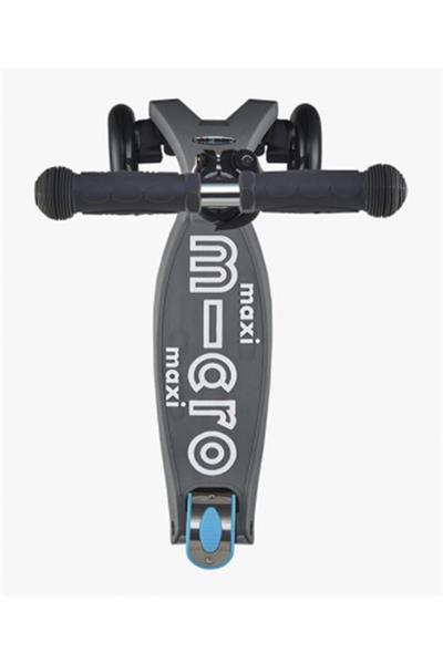 Micro Maxi Deluxe Foldable LED Volcano Grey Scooter MCR.MMD094