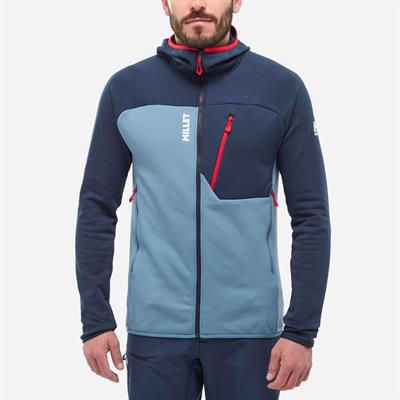 Millet SENECA FL HD Erkek Kapşonlu Polar Ceket tam Fermuar MIV10336 N9302