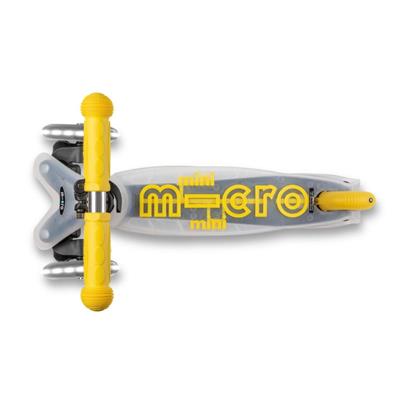 Mini Micro DELUXE FLUX LED NEON YELLOW Scooter MCR.MMD205