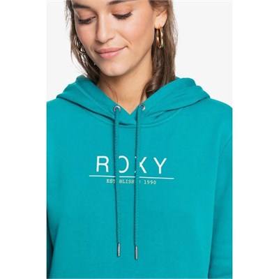 Roxy DAY BREAKS HOODIE BRUSHED Turkuaz Kadın Sweatshırt ERJFT04483