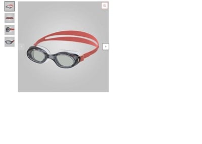 Speedo  Futura HYDROSPEX GOG JU BLK/RED Çocuk Yüzücü Gözlüğü SP8E000037004