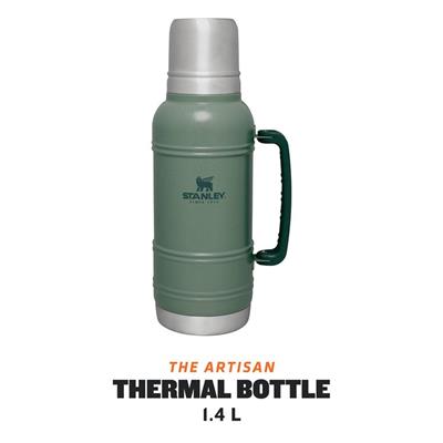 Stanley The Artisan Thermal Bottle 1.4L / 1.5QT Hammertone Green Termos Bardak AS1011429004