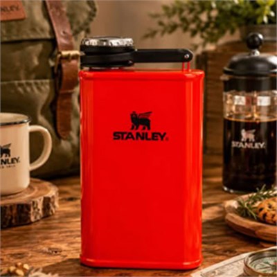 Stanley The Easy-Fill Wide Mouth Flask 0.23L / 8oz Blaze Orange Termos AS10008370069