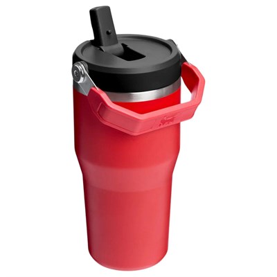 Stanley The IceFlow™ Flip Straw 2.0 Tumbler 0.59L / 20oz Chili Black Termos AS10134250131