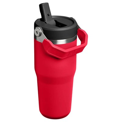 Stanley The IceFlow™ Flip Straw 2.0 Tumbler 0.41L / 14oz Chili Black Termos AS10120450121