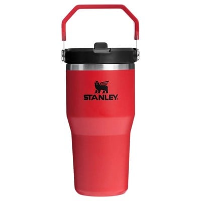 Stanley The IceFlow™ Flip Straw 2.0 Tumbler 0.59L / 20oz Chili Black Termos AS10134250131