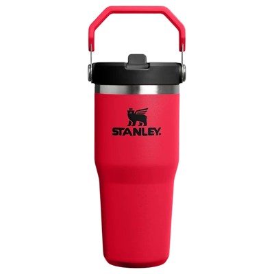 Stanley The IceFlow™ Flip Straw 2.0 Tumbler 0.41L / 14oz Chili Black Termos AS10120450121