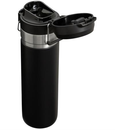 Stanley The Quick-Flip Water Bottle .7L / 24oz Black 2.0 Termos AS1009149170
