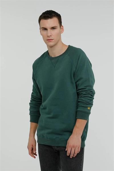 Superfly Bisiklet Yaka Erkek Basic Sweatshirt SPF101232323607