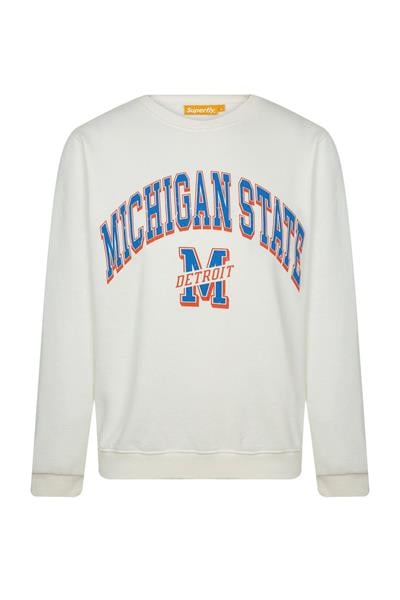 Superfly Michigan State Bisiklet Yaka Erkek Sweatshirt SPF101232313117