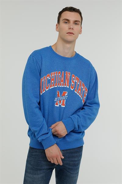 Superfly Michigan State Bisiklet Yaka Erkek Sweatshirt SPF101232313121