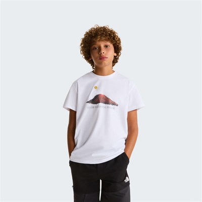 The North Face B MOUNTAIN NIGHT RELAXED SS TEE Genç Tişört NF0A8G1UFN41