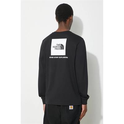 The North Face Erkek L/S BOX NSE Tişört NF0A87NNJK31