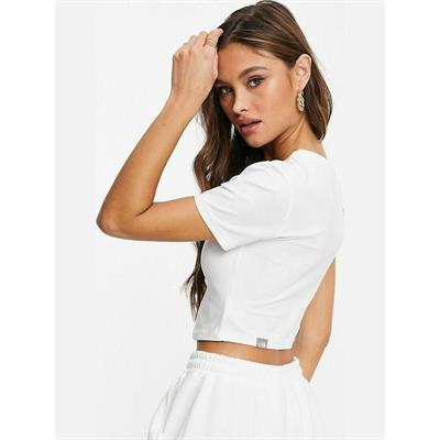 The North Face Kadın ESSENTIAL CROPPED SLEEVE Tişört NF0A55AOFN41